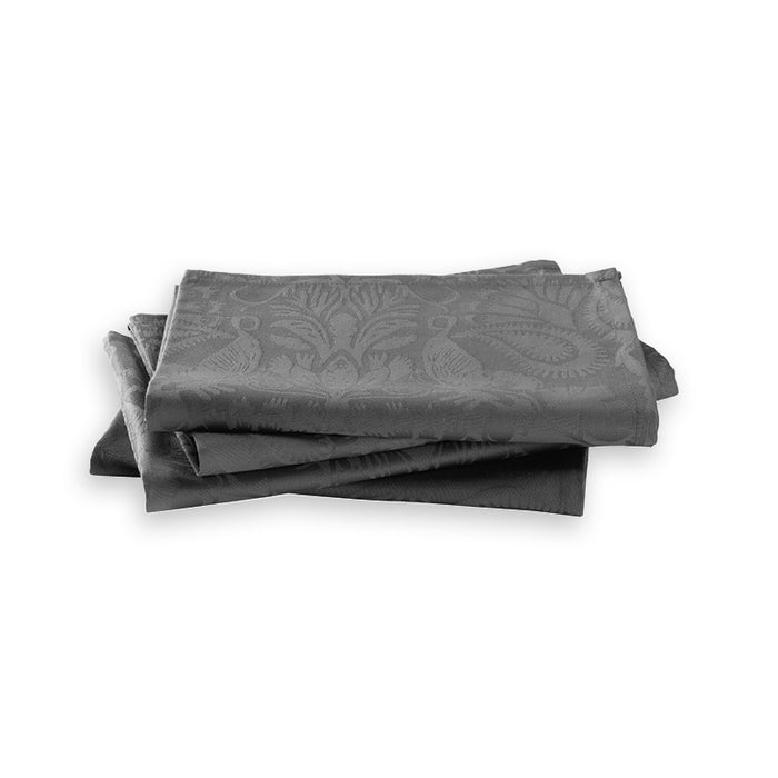Cxl By Christian Lacroix Set De 4 Serviettes - Love Stories Gris Foncé