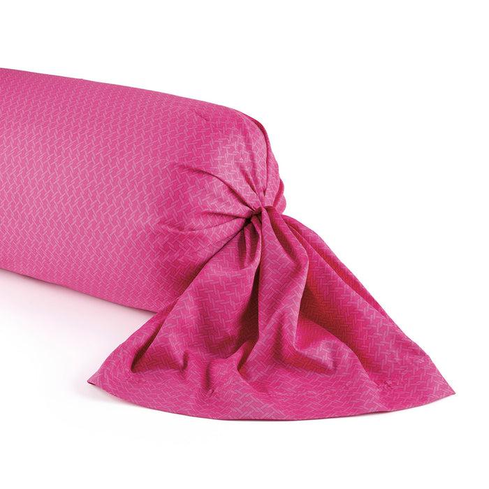 cxl by christian lacroix Taie de traversin satin de coton - Garden Micro Fuchsia