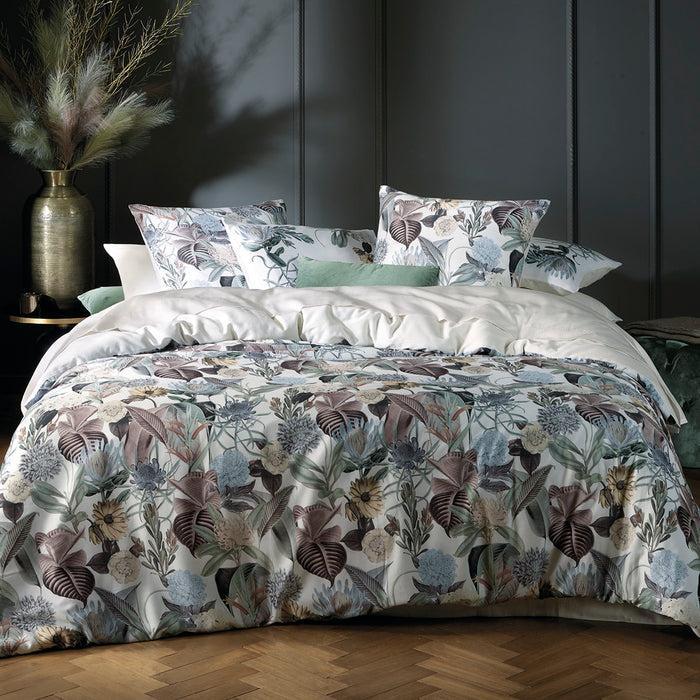 Cxl By Christian Lacroix Taie De Traversin Satin De Coton - Garden Micro Taupe