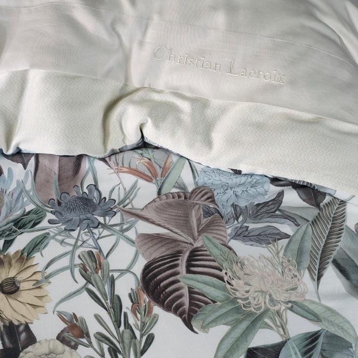 Cxl By Christian Lacroix Taie De Traversin Satin De Coton - Garden Micro Taupe