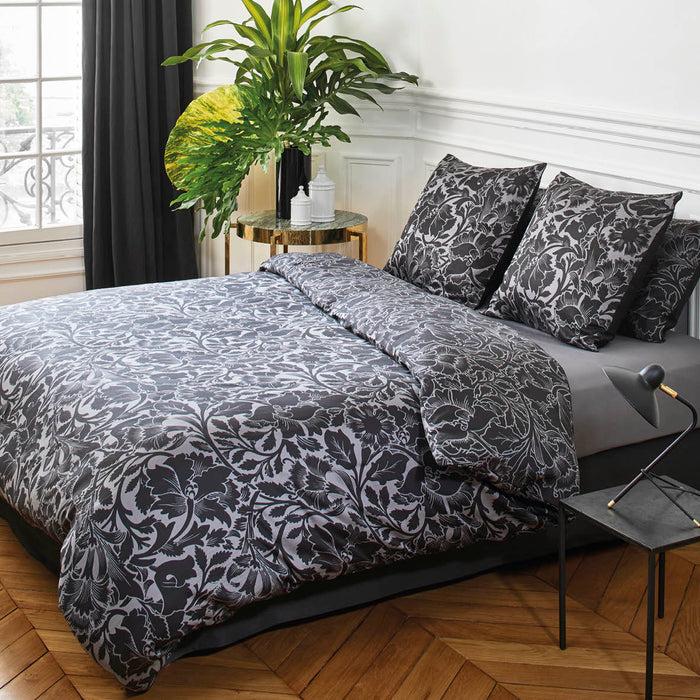 Cxl By Christian Lacroix Taie De Traversin Satin De Coton - Uni Gris Clair