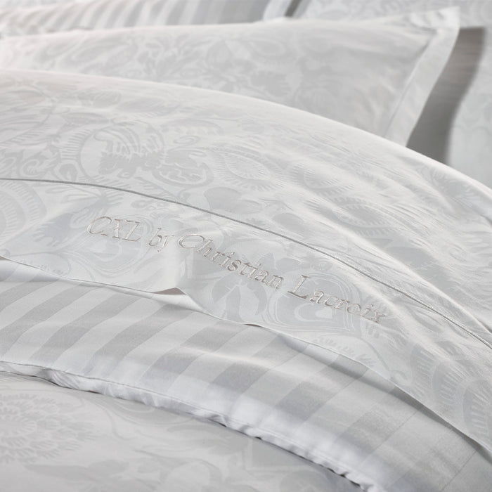 Cxl By Christian Lacroix Taie(s) D'oreiller En Satin De Coton - Love Stories Blanc