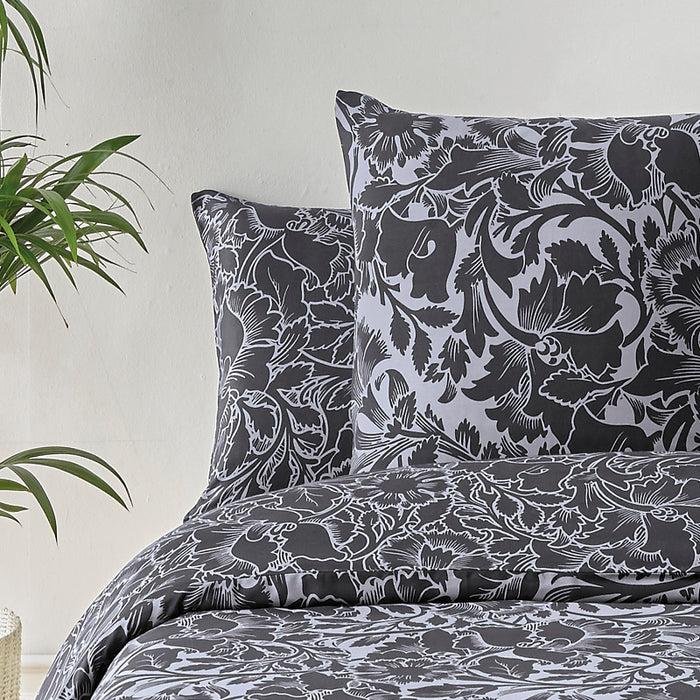 Cxl By Christian Lacroix Taie(s) D'oreiller Satin De Coton - Arabesque Anthracite