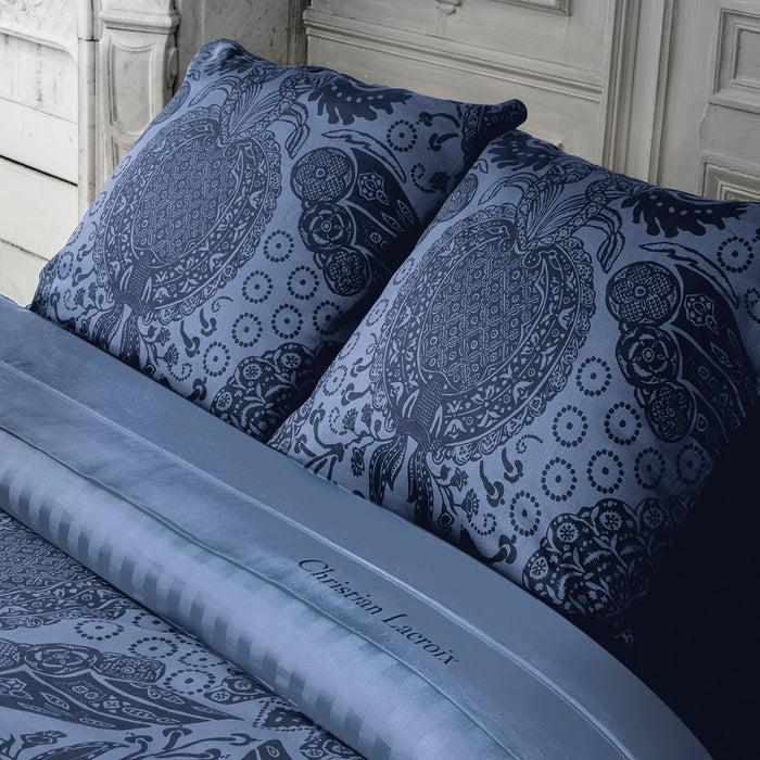 Cxl By Christian Lacroix Taie(s) D'oreiller Satin De Coton - Arles Bleu
