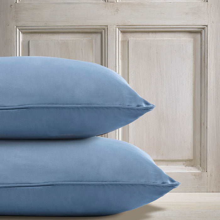 Cxl By Christian Lacroix Taie(s) D'oreiller Satin De Coton - Bleu