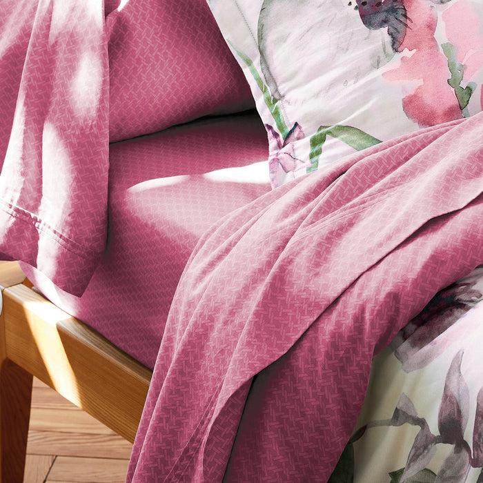 Cxl By Christian Lacroix Taie(s) D'oreiller Satin De Coton - Exotique Framboise