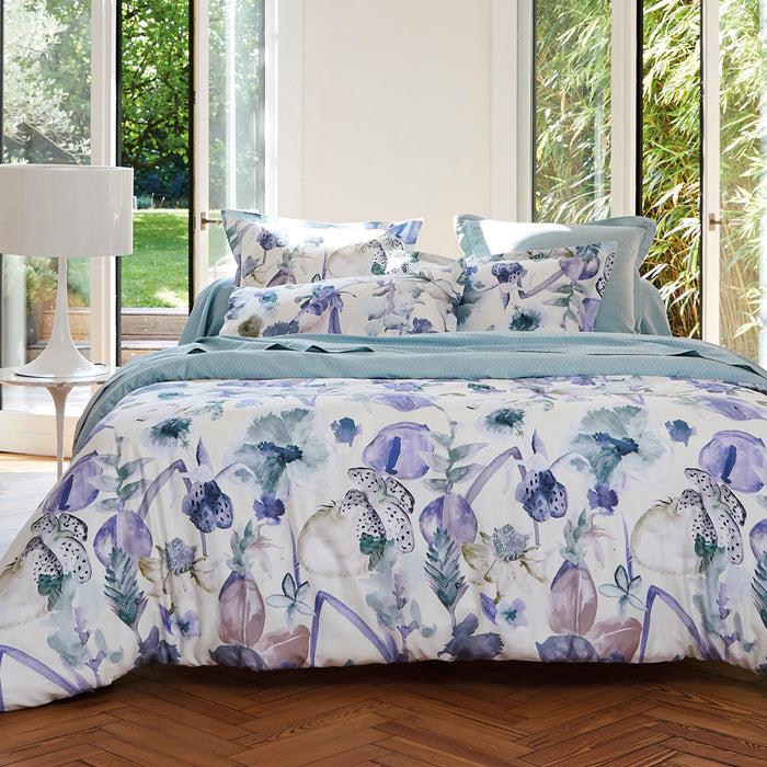 Cxl By Christian Lacroix Taie(s) D'oreiller Satin De Coton - Exotique Lavande