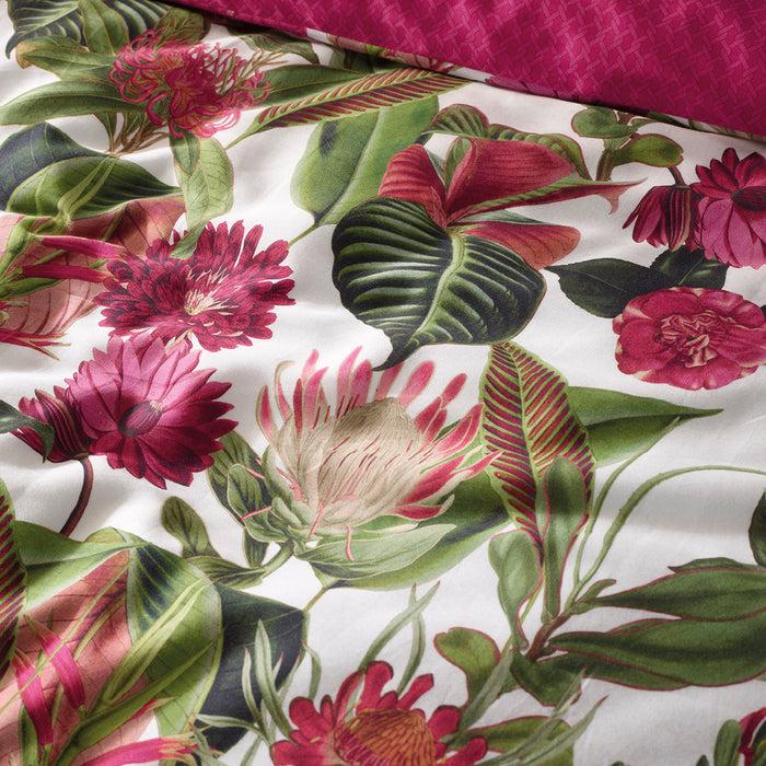 Cxl By Christian Lacroix Taie(s) D'oreiller Satin De Coton - Garden Fuchsia