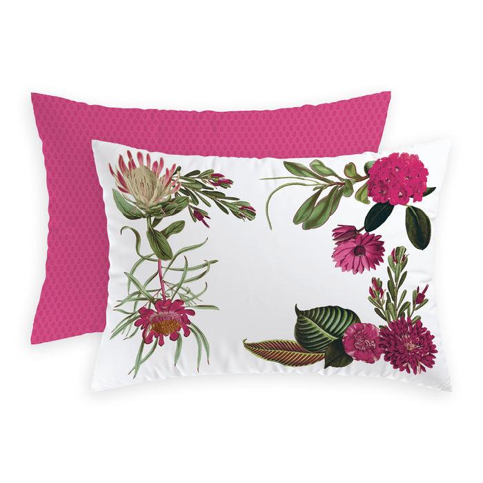 cxl by christian lacroix Taie(s) d'oreiller satin de coton - Garden fuchsia