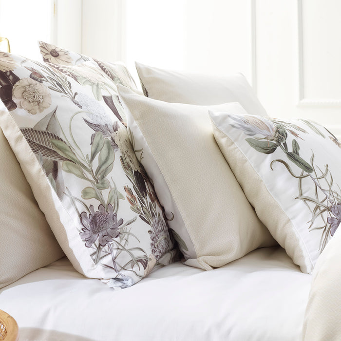 Cxl By Christian Lacroix Taie(s) D'oreiller Satin De Coton - Garden Taupe