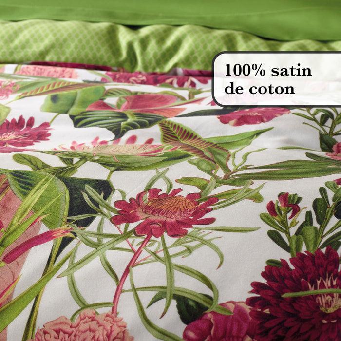 Cxl By Christian Lacroix Taie(s) D'oreiller Satin De Coton - Garden Vert