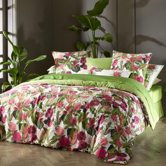 Cxl By Christian Lacroix Taie(s) D'oreiller Satin De Coton - Garden Vert