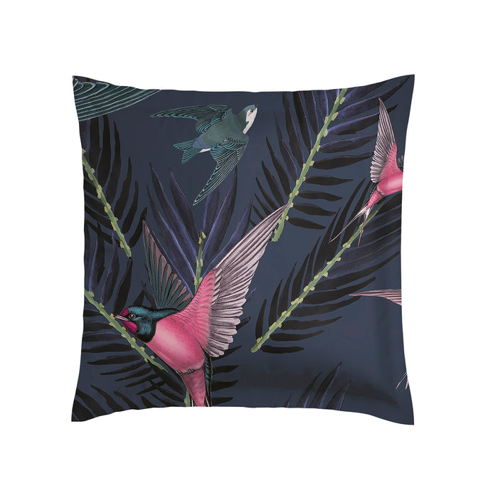 cxl by christian lacroix Taie(s) d'oreiller satin de coton - Hirondelles Bleu