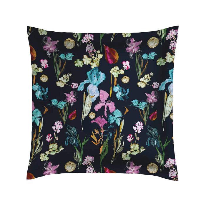 Cxl By Christian Lacroix Taie(s) D'oreiller Satin De Coton - Iris Bleu Foncé