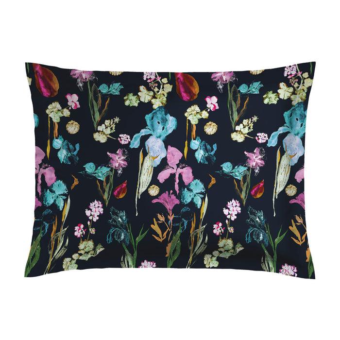 cxl by christian lacroix Taie(s) d'oreiller satin de coton - Iris Bleu foncé