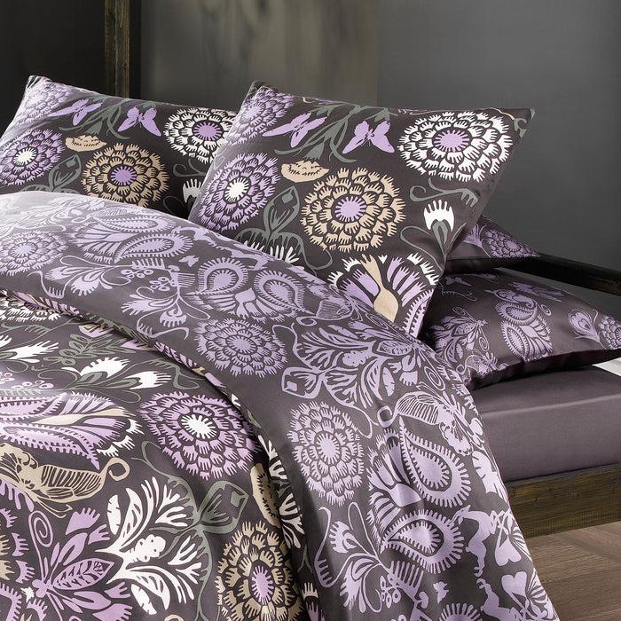 Cxl By Christian Lacroix Taie(s) D'oreiller Satin De Coton - Love Stories Prune