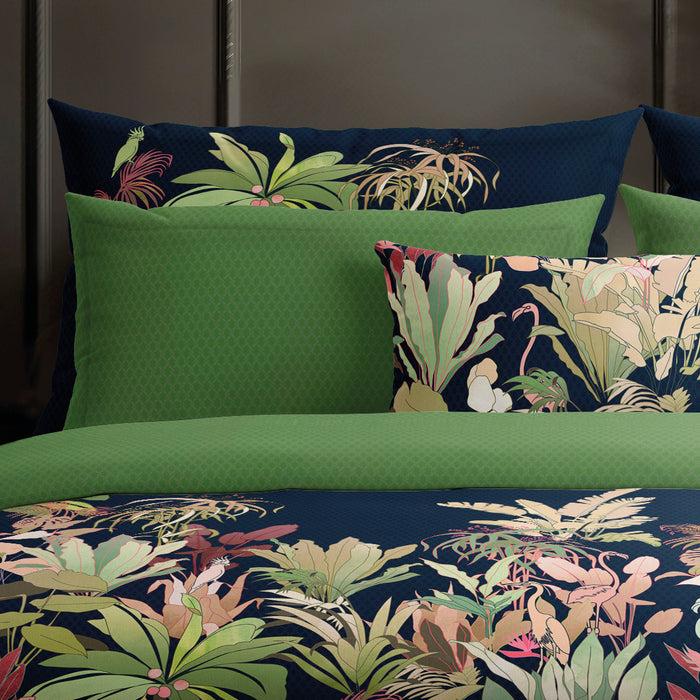 Cxl By Christian Lacroix Taie(s) D'oreiller Satin De Coton - Miami Bleu Foncé