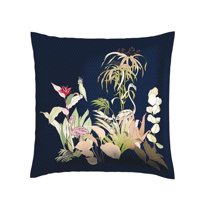 cxl by christian lacroix Taie(s) d'oreiller satin de coton - Miami Bleu foncé