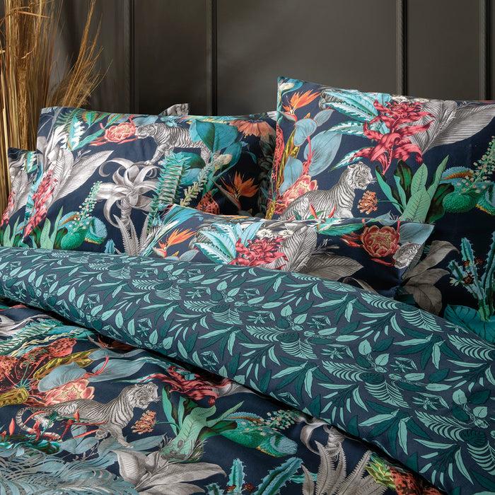 Cxl By Christian Lacroix Taie(s) D'oreiller Satin De Coton - Zanzibar Bleu