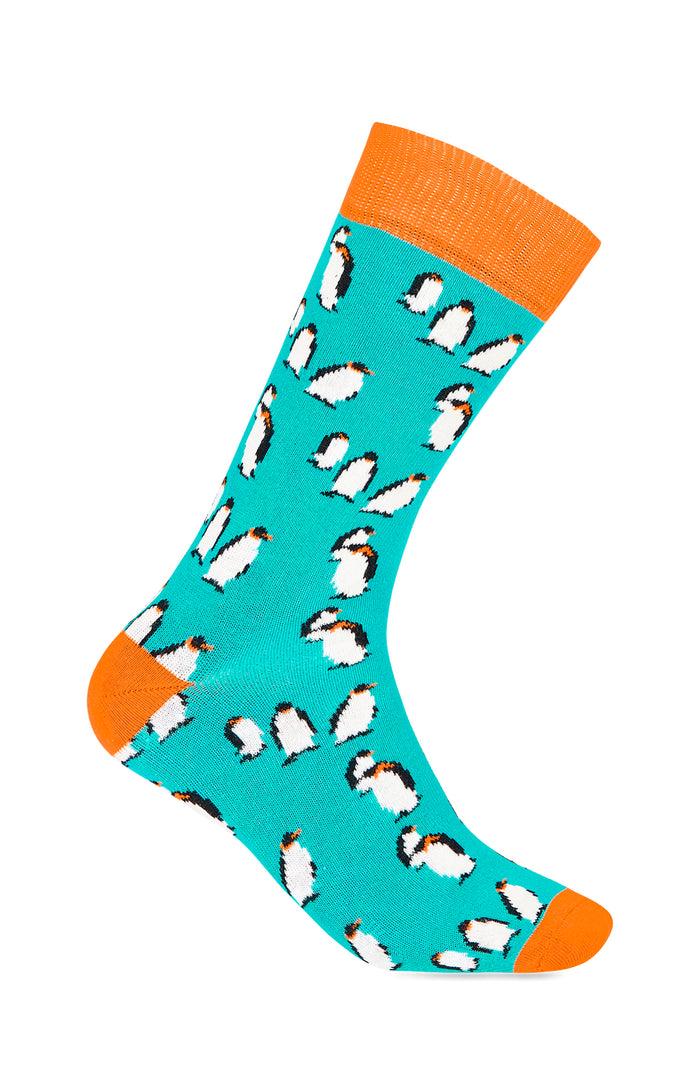 dagobear Chaussettes vert turquoise - Les Dago Pingouin