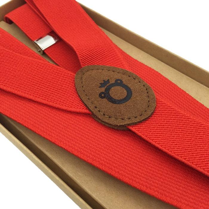Dagobear Bretelles élastiques Rouge