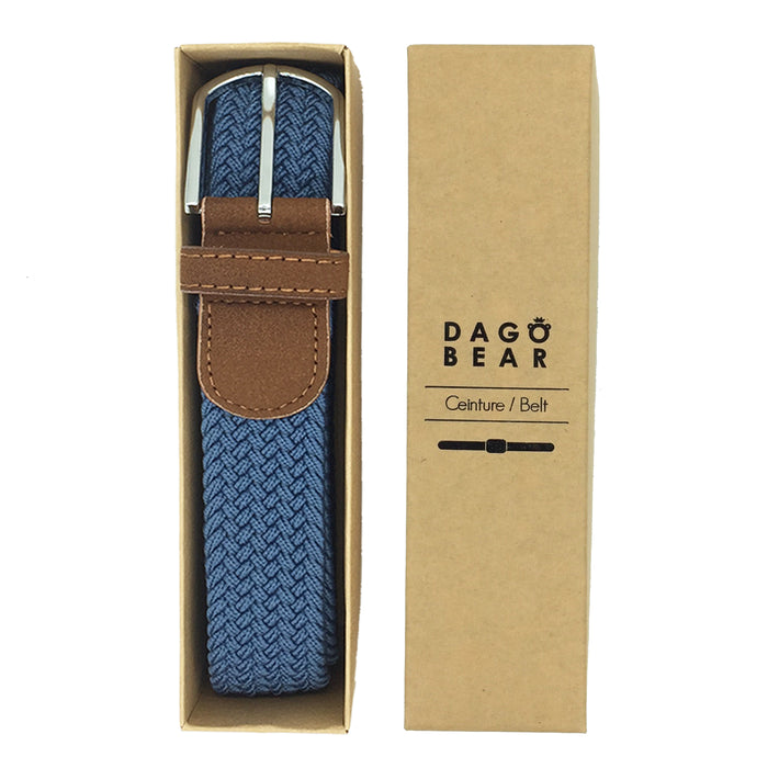 Dagobear Ceinture élastique Bleu - La Dago Bleue
