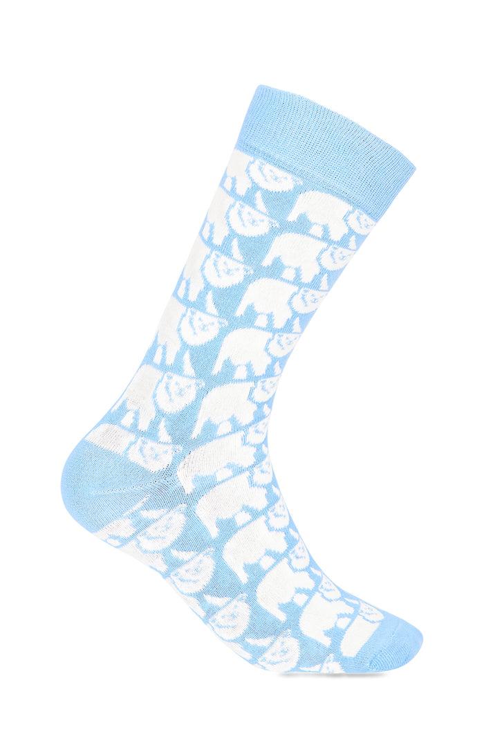 dagobear Chaussettes bleu - Les Dago Polaire