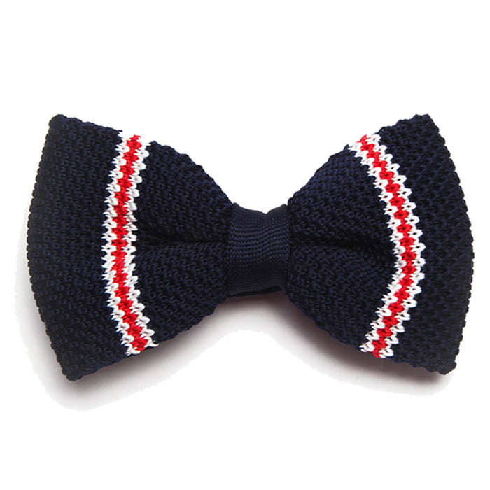 Dagobear Nœud Papillon Tricot Bleu Marine - Le Dago Papillon Oscar