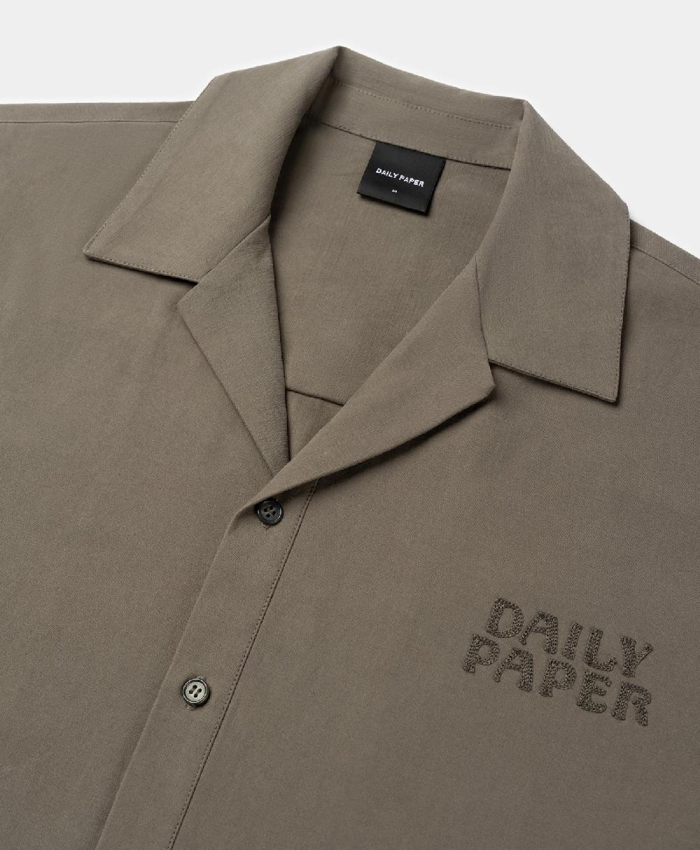 Daily Paper Army Green Chain Stitch Shirt