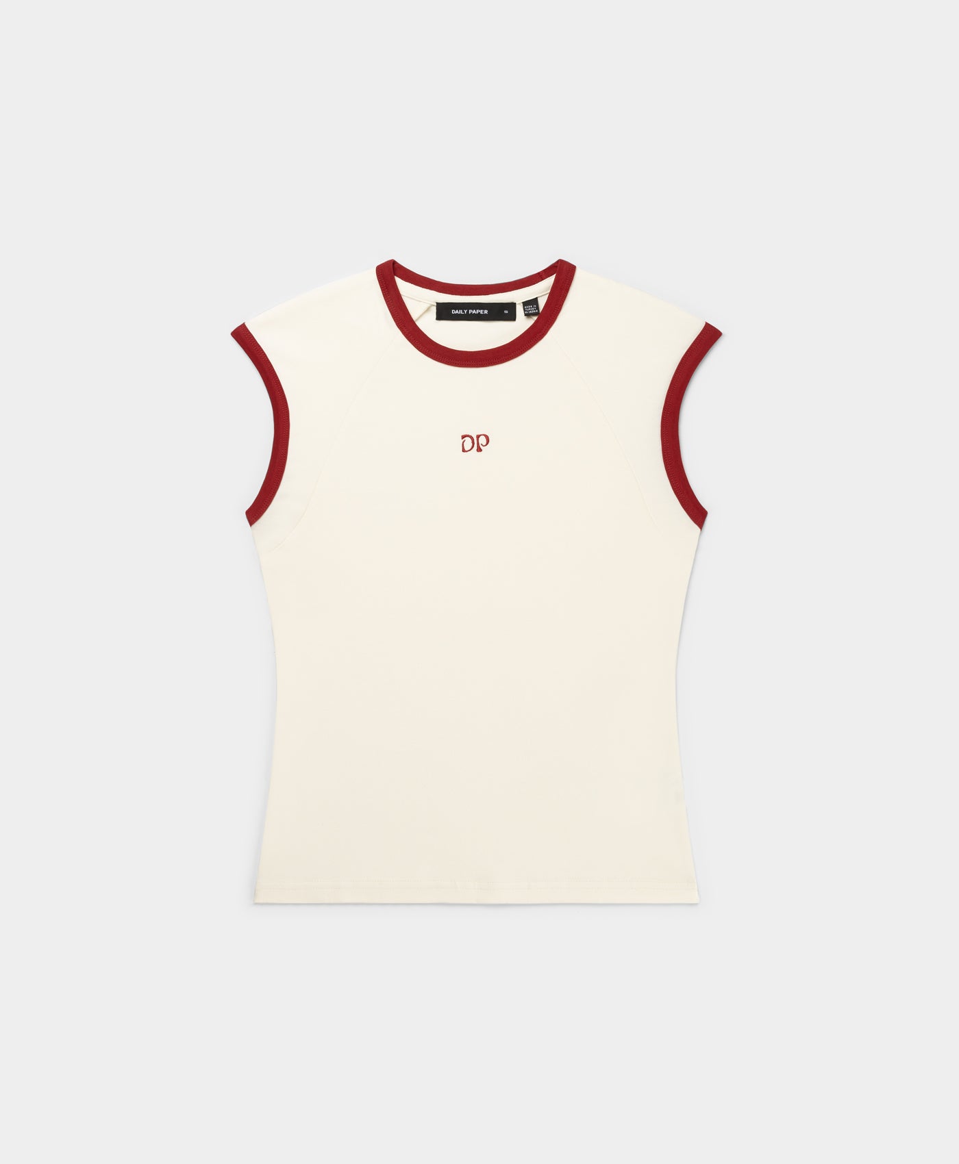 Daily Paper Beige Contrast Fitted T-Shirt