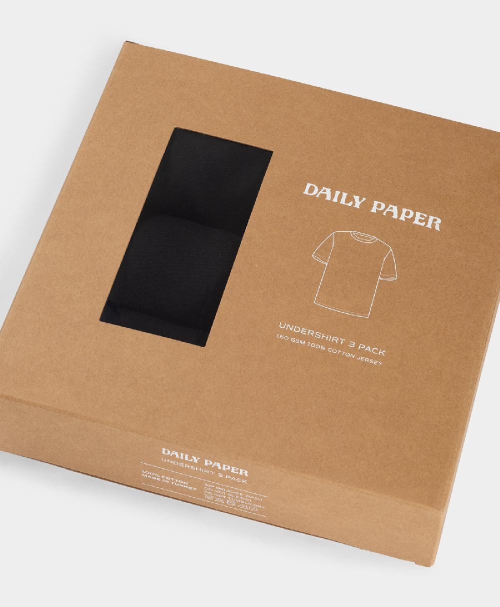 Daily Paper Black 3 Pack Undershirt