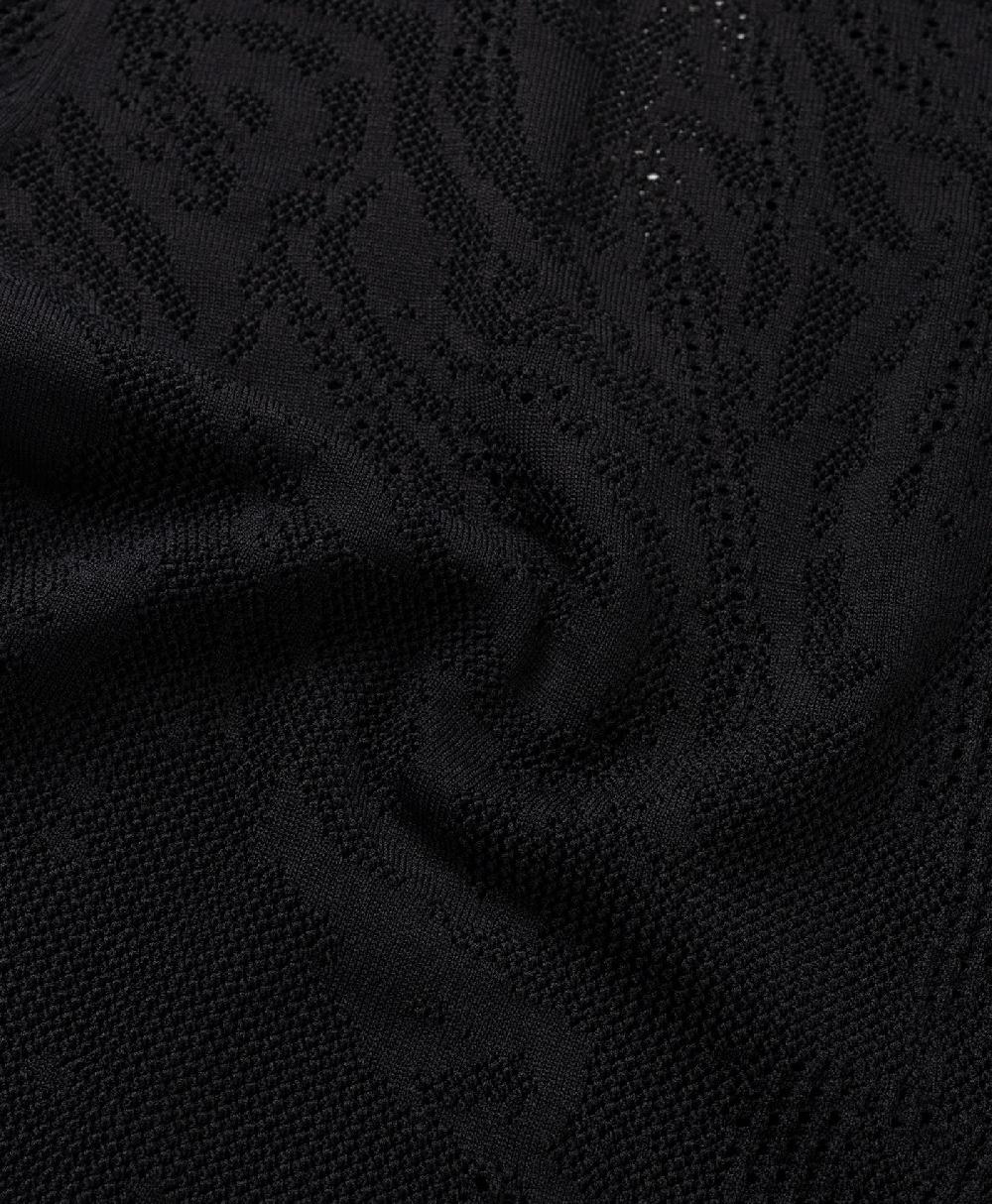 Daily Paper Black Braided Polo