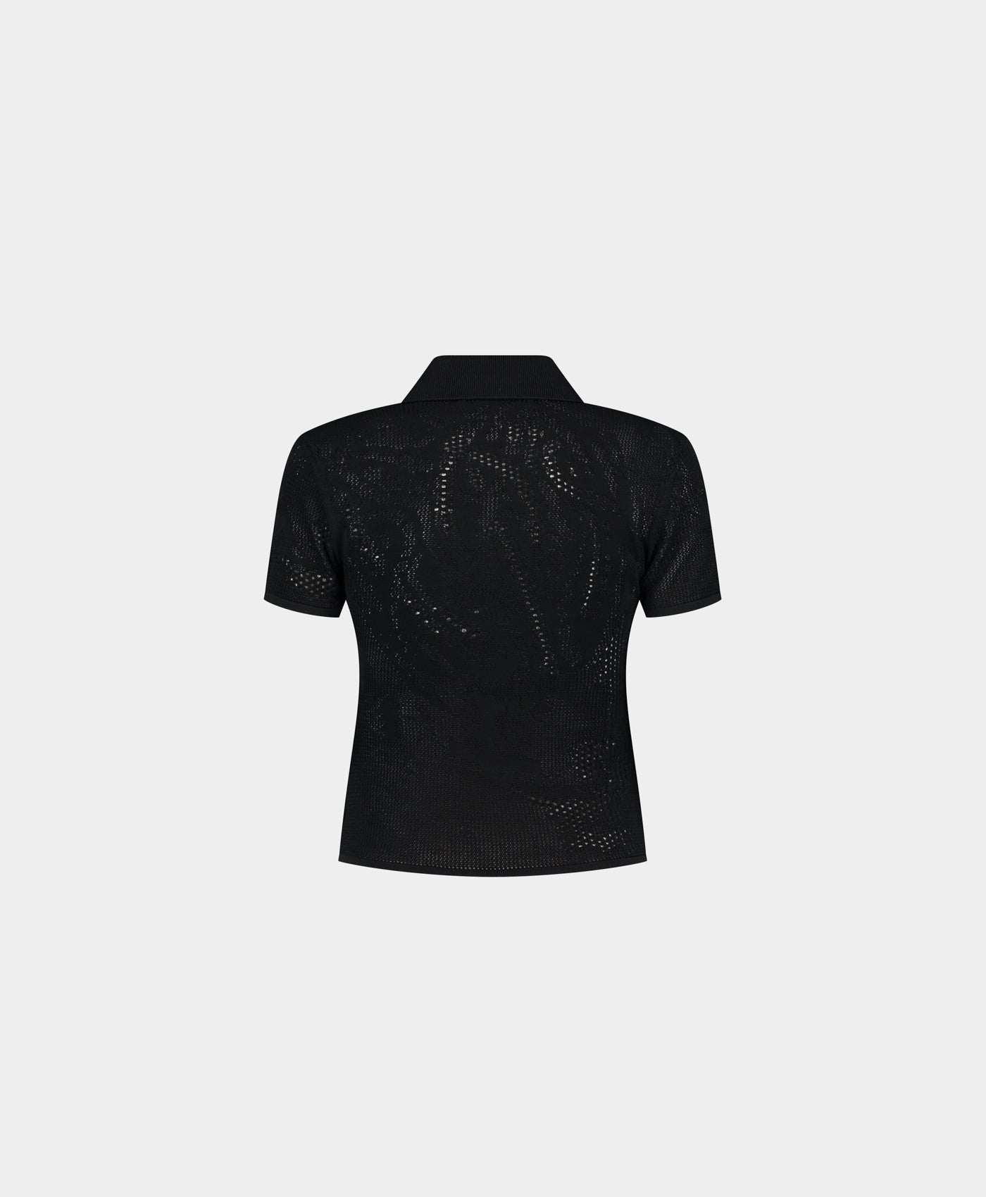Daily Paper Black Braided Polo