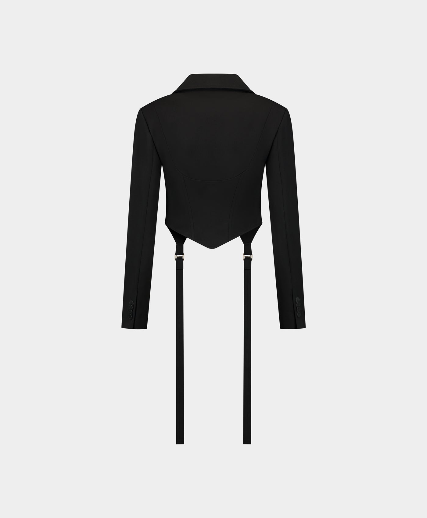 Daily Paper Black Corset Strap Blazer