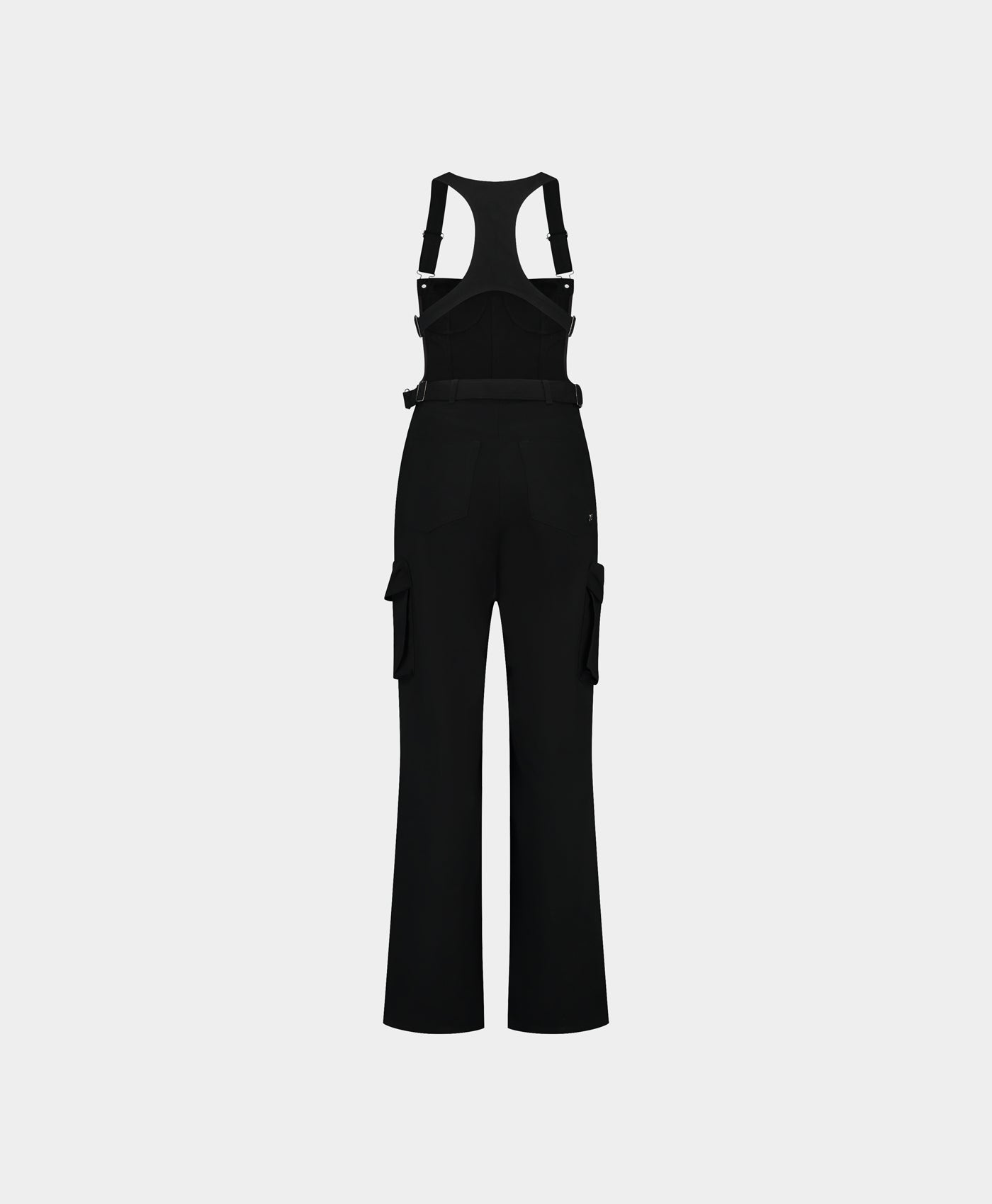 Daily Paper Black Cotton Dungaree