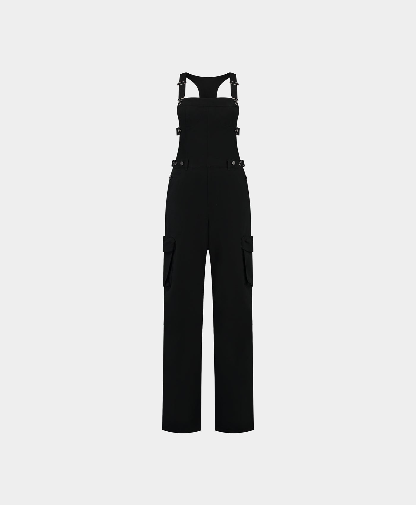Daily Paper Black Cotton Dungaree