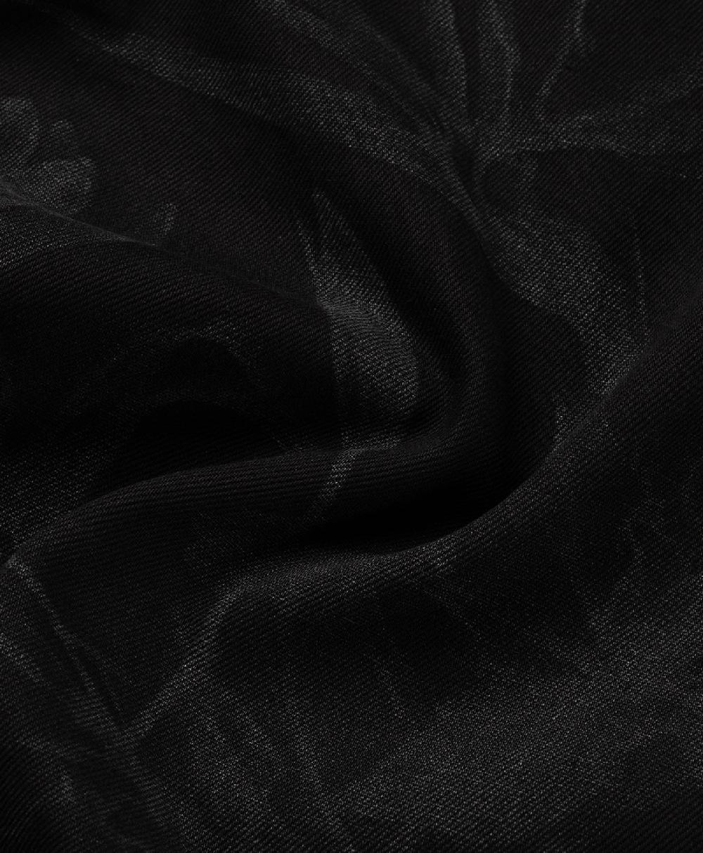 Daily Paper Black Floral Laser Jeans