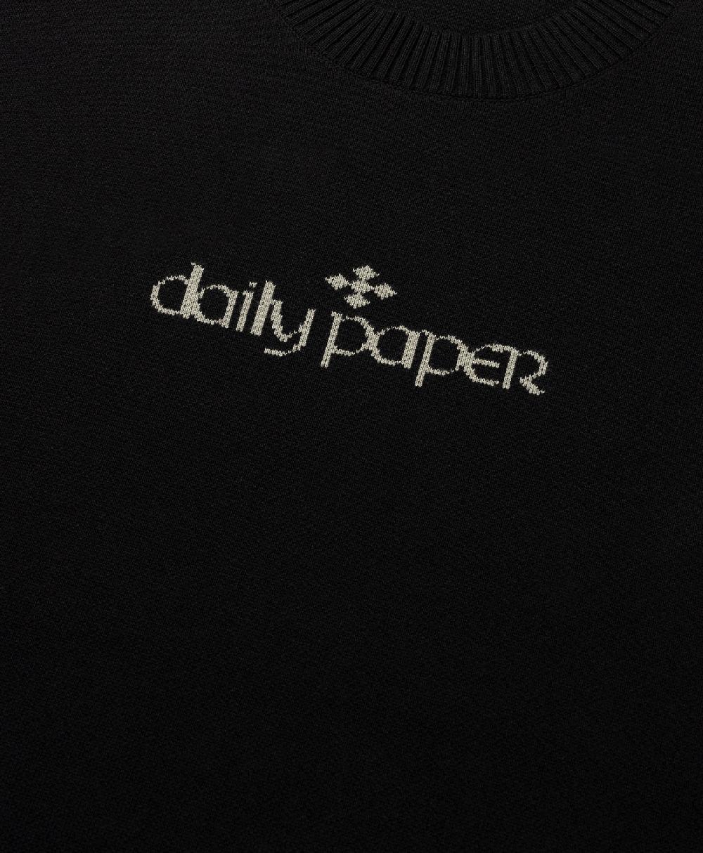 Daily Paper Black Forum Knit Sweater