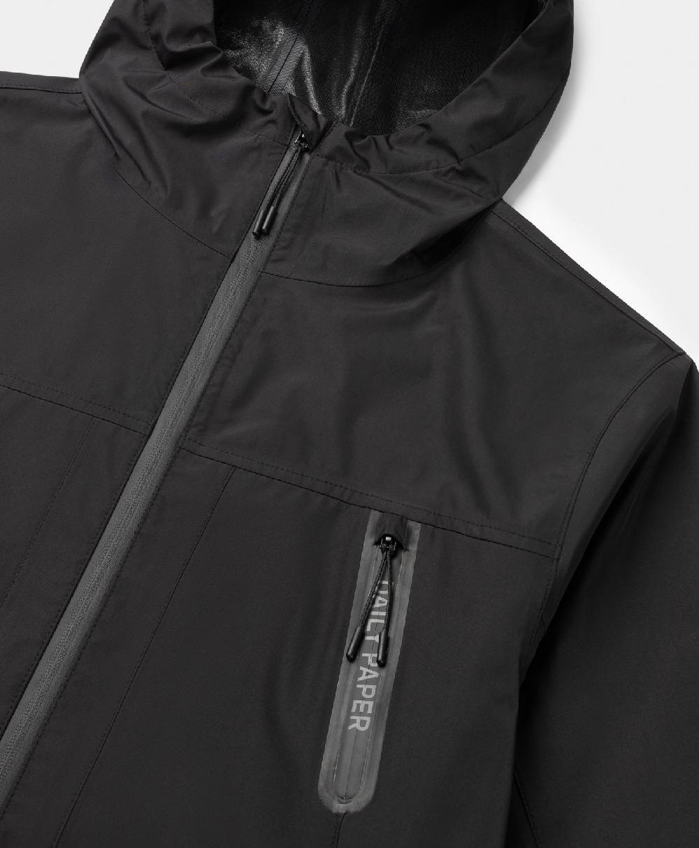 Daily Paper Black Kunle Rain Jacket