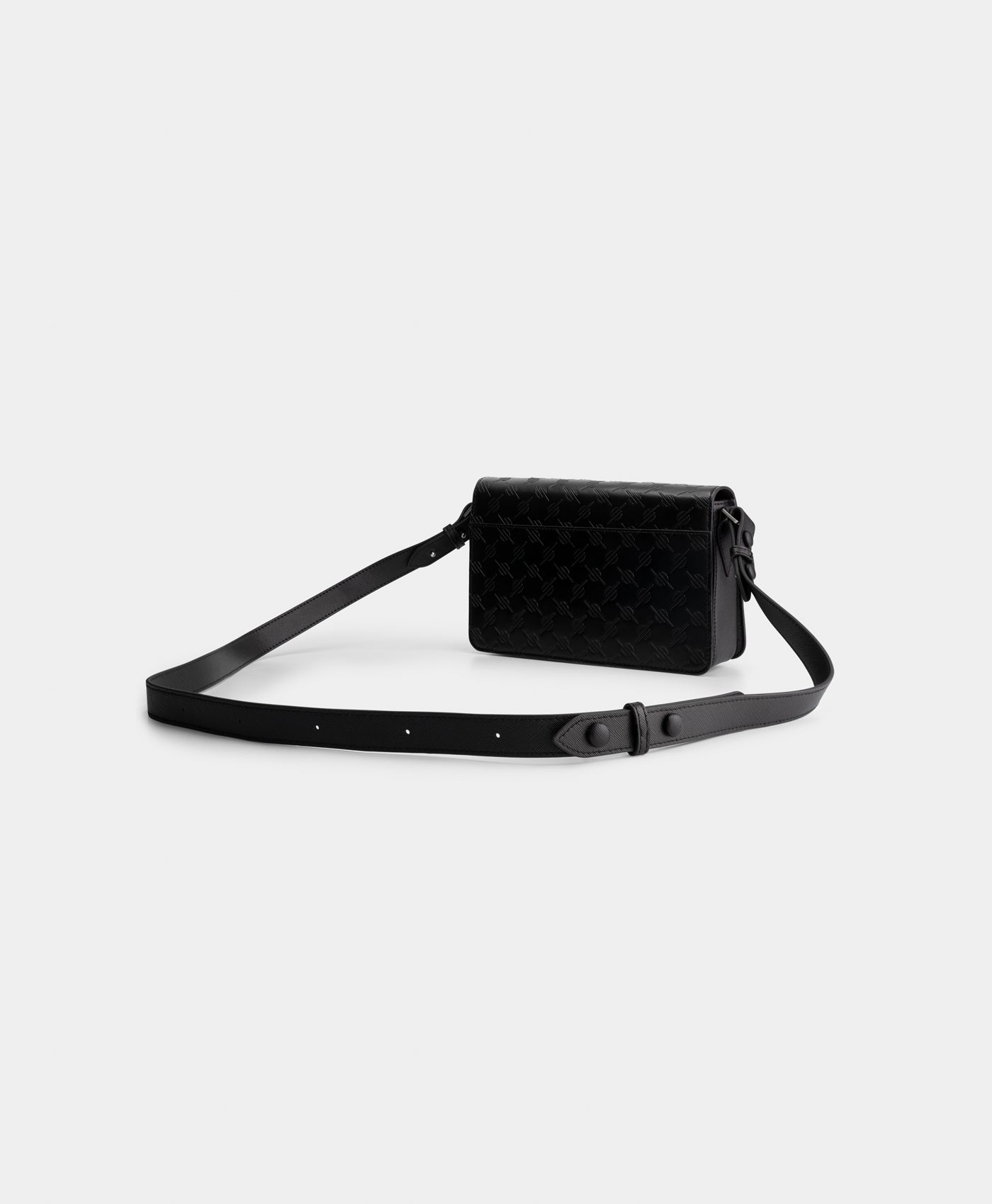 Daily Paper Black Meru EMB Monogram Bag