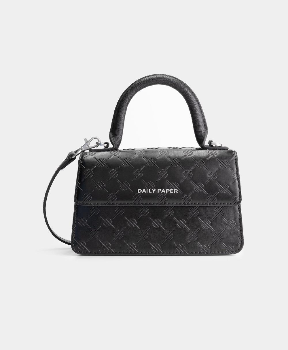 Daily Paper Black Meru Mini EMB Monogram Bag