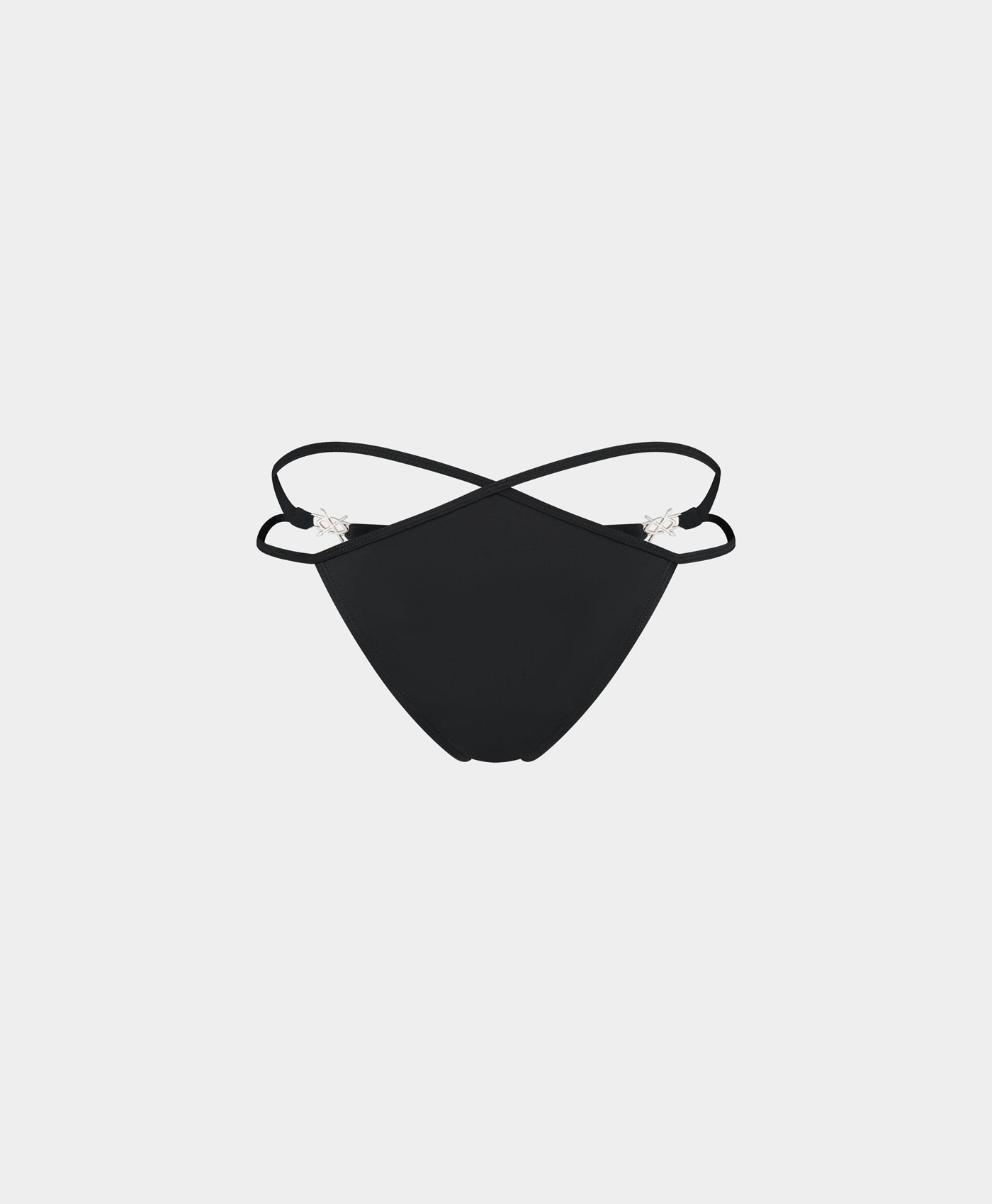 Daily Paper Black Metal Shield Bikini Bottom