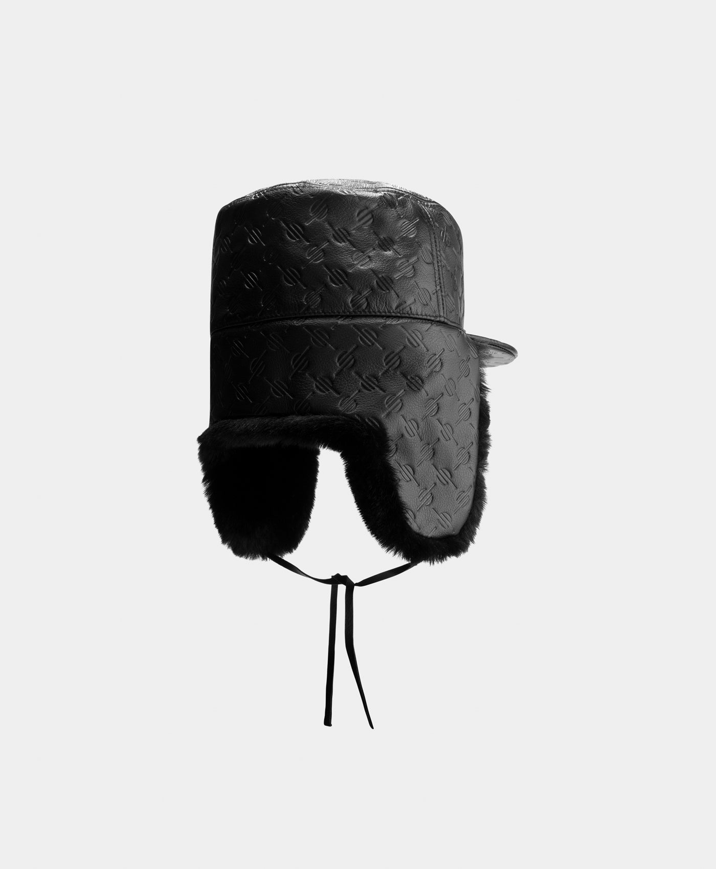 Daily Paper Black Monogram Chapka Hat
