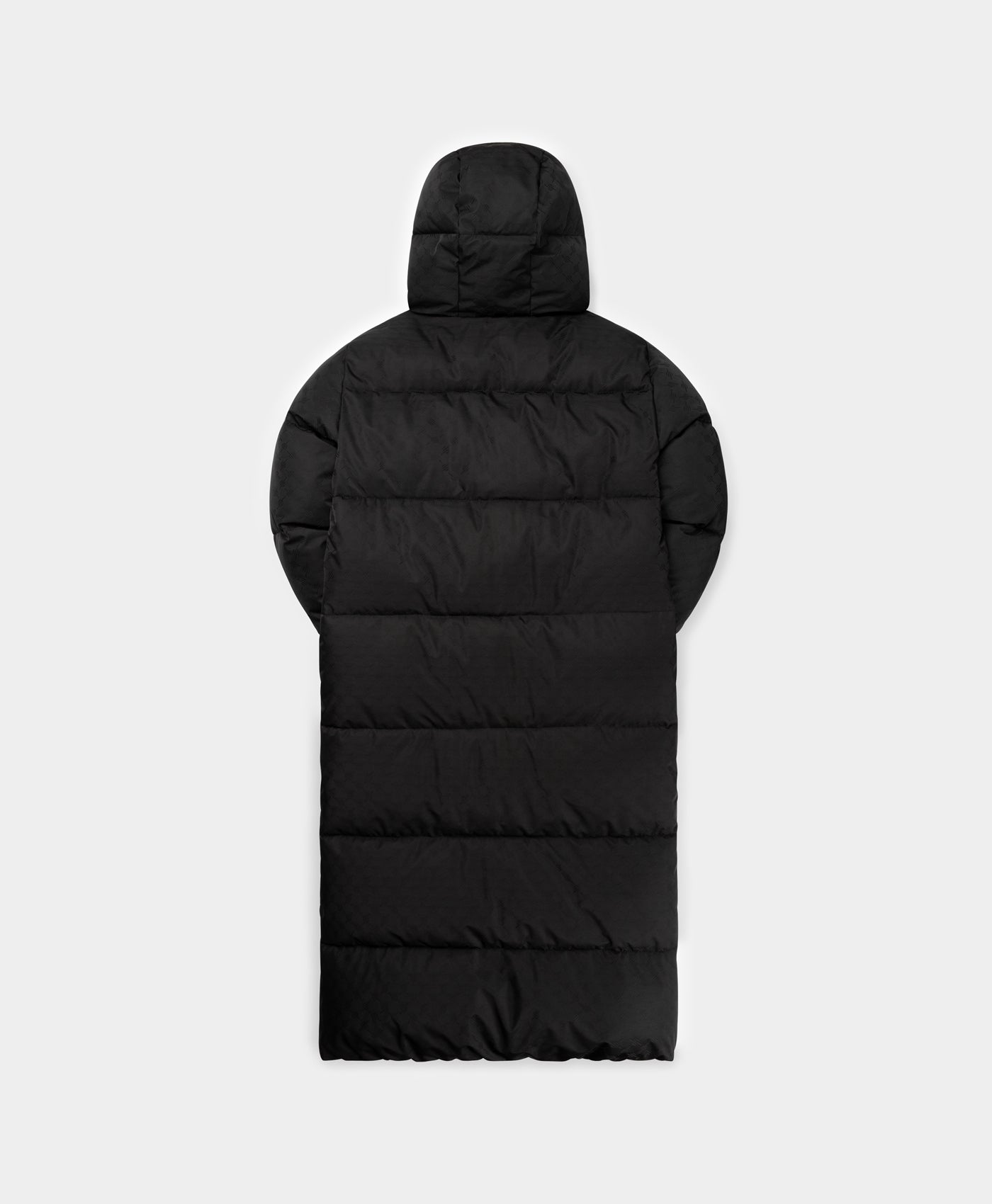 Daily Paper Black Monogram Long Puffer Jacket