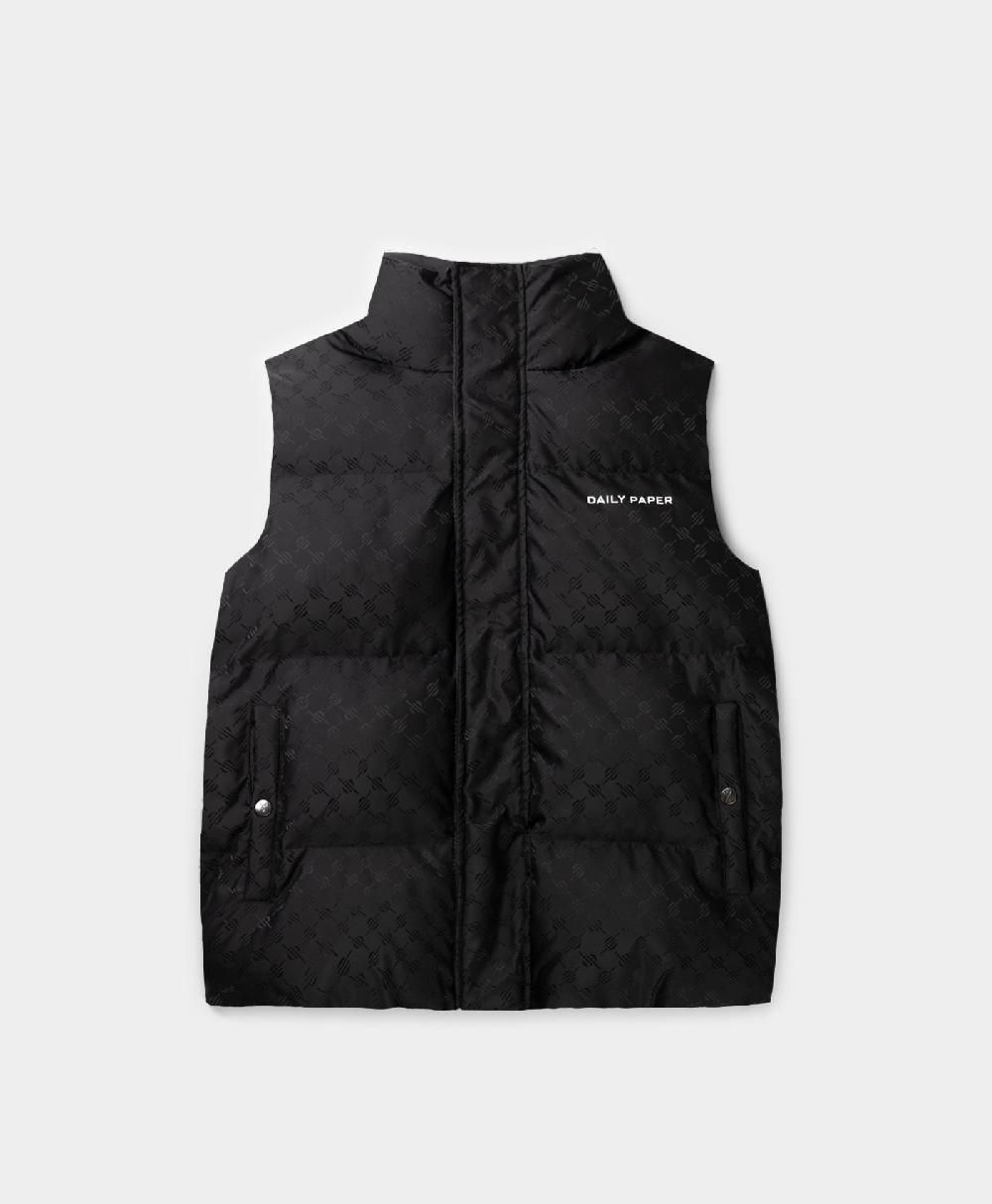 Daily Paper Black Monogram Pondo Bodywarmer