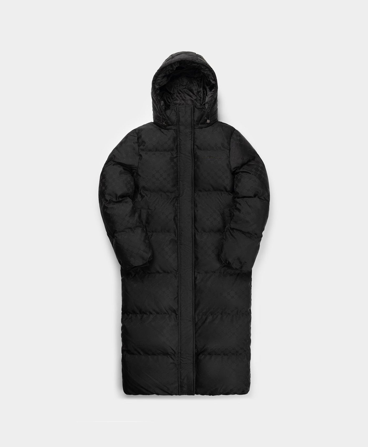 Daily Paper Black Monogram Puffer Coat