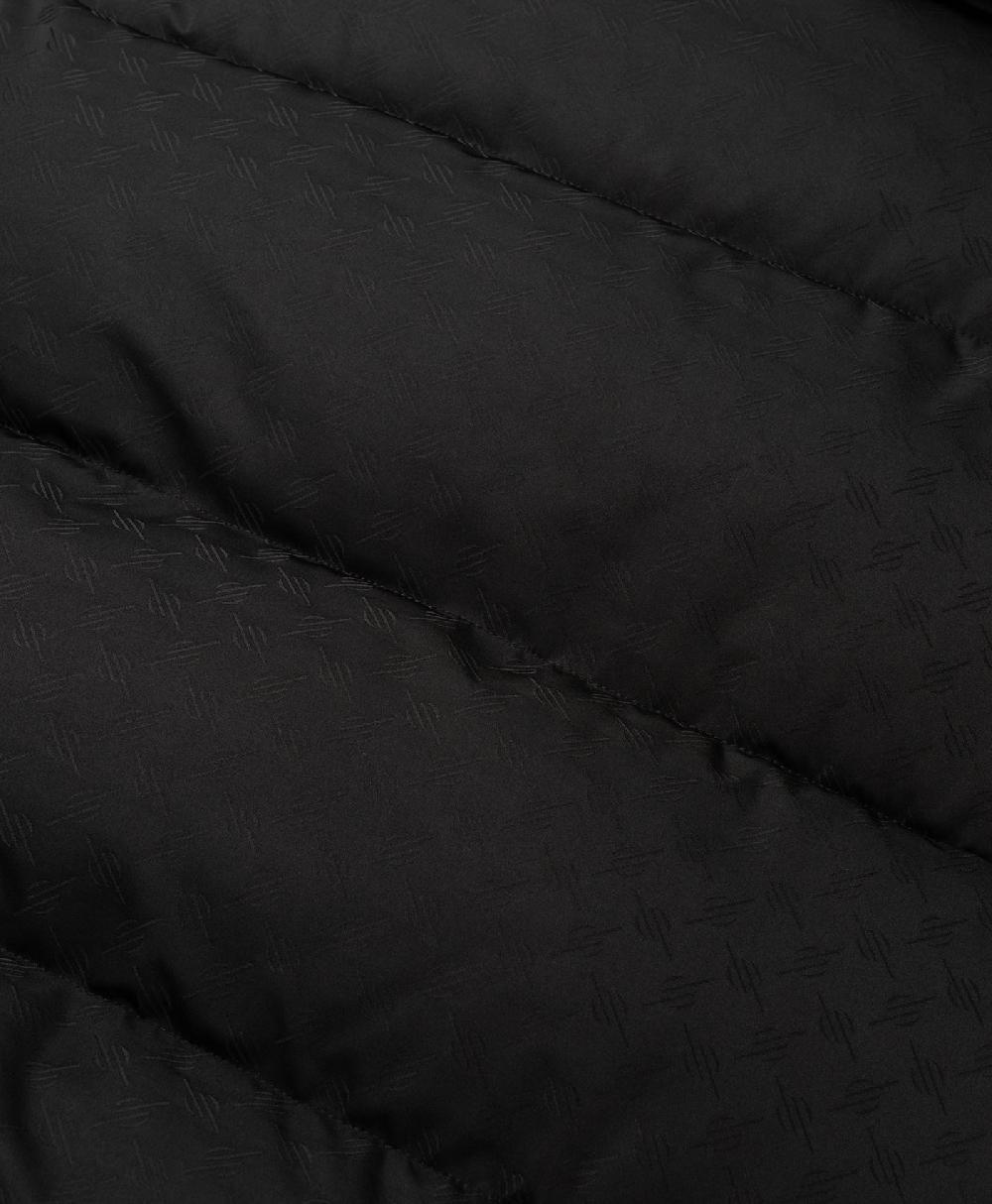 Daily Paper Black Monogram Short Puffer Jacket