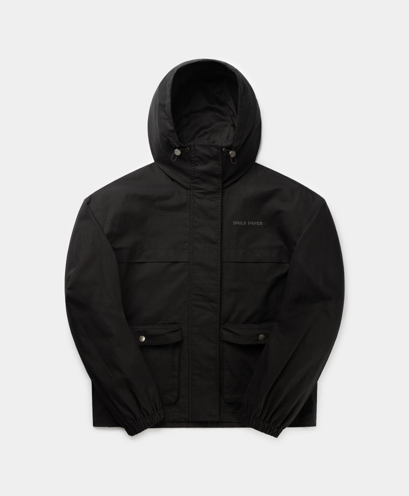 Daily Paper Black Oyster Ripstop Cargo Jacket