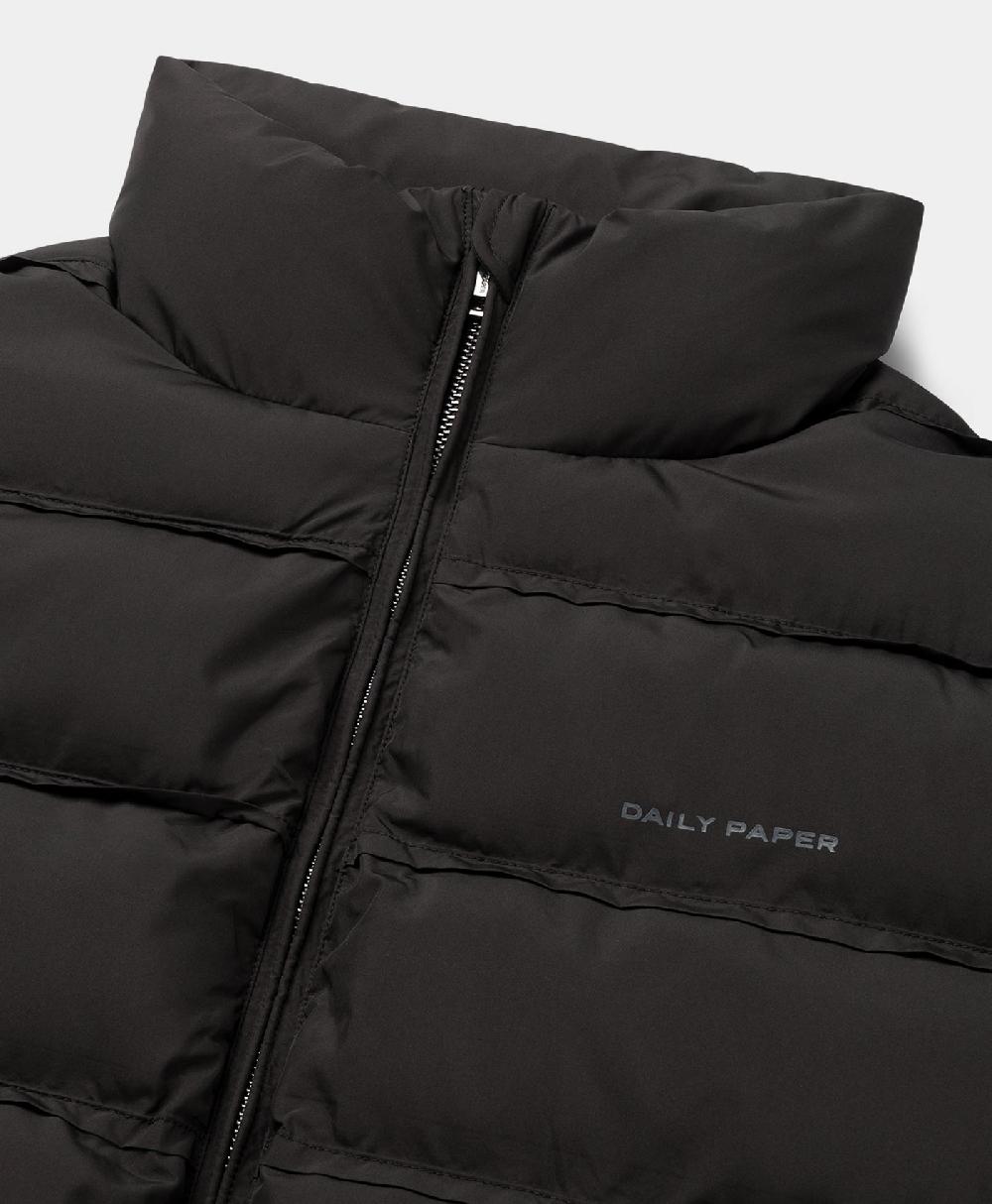 Daily Paper Black Relaxed Short Puffer