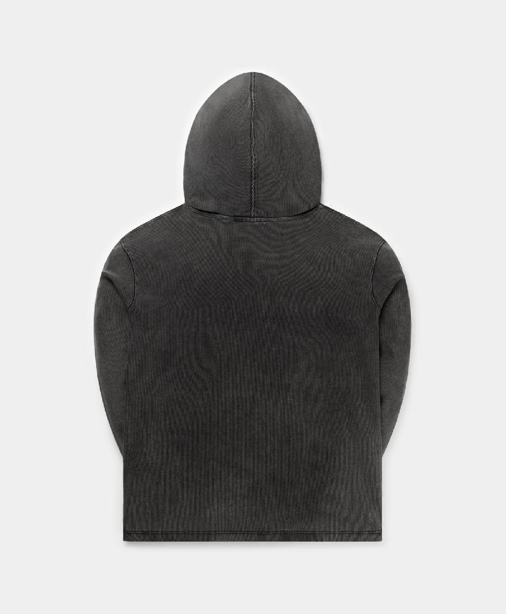 Daily Paper Black Zawadi Rib Hoodie